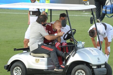 Pinola tendrá para algunos meses afuera de la cancha