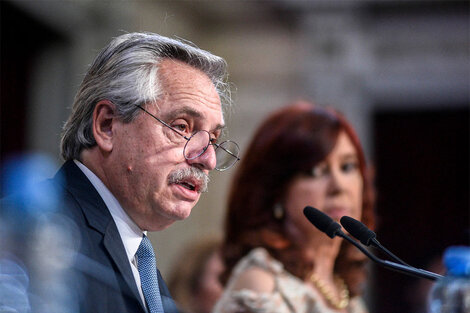 Alberto Fernández en el Congreso.