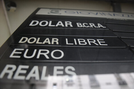 Retroceso del dólar blue