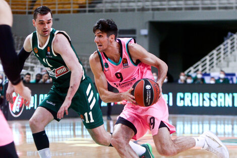 Euroliga de básquetbol: Barcelona ganó con el aporte de Bolmaro