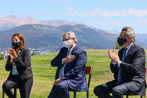 Alberto Fernández en Bariloche 