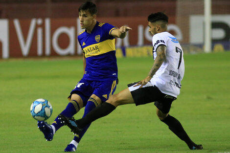 Rotura de ligamentos para el jugador lesionado por Capaldo en Boca-Claypole