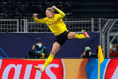 Borussia Dortmund, de la mano de Haaland, está en cuartos de la Champions League