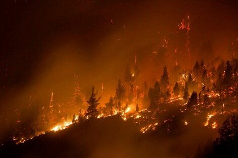 Incendios en El Bolsón: "Escuchábamos explosiones de autos y garrafas"