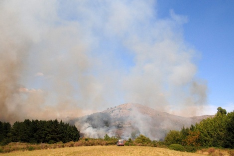 Los incendios forestales llegaron a Tandil y Cariló