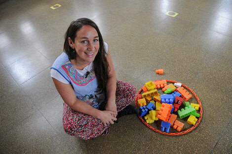 Daniela Sposato trabaja en el jardín de infantes Nº 926 del barrio Villegas (Fuente: Guadalupe Lombardo)