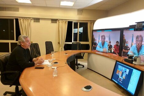 Alberto Fernández dialogó con los intendentes de Lago Puelo y El Hoyo