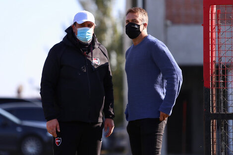 Batistuta y Balbo, de visita por Newell's