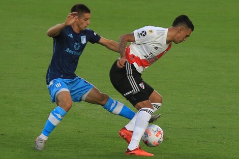 Racing y un empate para festejar con Pizzi y champagne