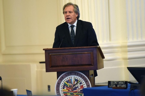 Luis Almagro, el cuestionado titular de la Organización de los Estados Americanos (OEA).