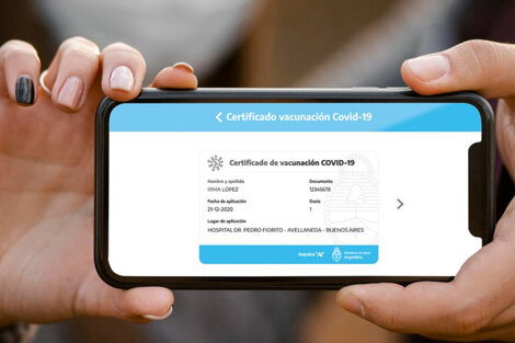 ¿Cómo funciona la credencial digital de vacunación argentina?