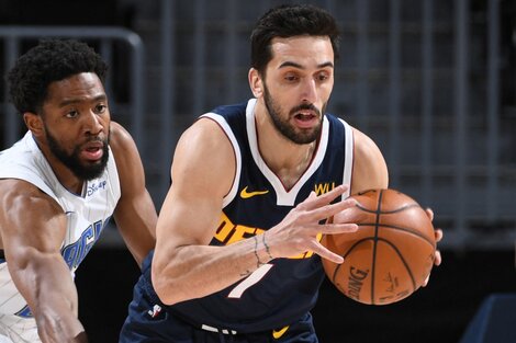 La asistencia fantástica y el doble de tres puntos de Facundo Campazzo en el nuevo triunfo de los Nuggets