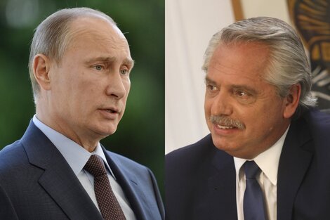 Vladimir Putin llamó a Alberto Fernández para conocer su estado de salud