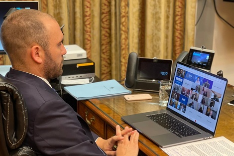 El ministro de Economía en el encuentro virtual con las naciones en vías de desarrollo
