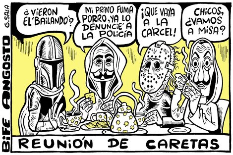 Reunión de caretas