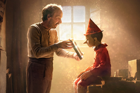 Roberto Benigni es Geppetto.