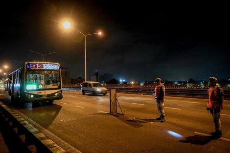 Control de transporte durante la madrugada. 