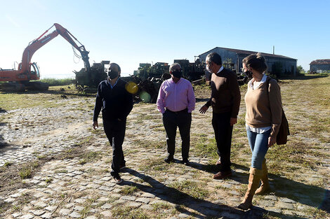 El intendente Javkin recorrió ayer el sector. (Fuente: Prensa Municipalidad)