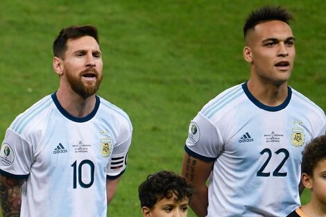 Messi y Lautaro, dos de los jugadores que podrían recibir sanciones de parte de la FIFA.