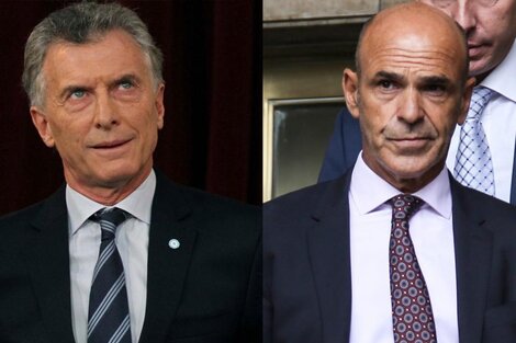 Mauricio Macri y Gustavo Arribas, ex titular de la AFI.