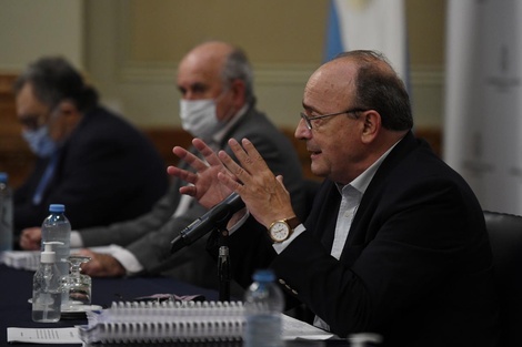 El diputado Leopoldo Moreau, en la presentación del informe de la Comisión Bicameral.