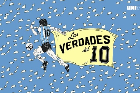 Maradona, hábil con la palabra y con la pelota.