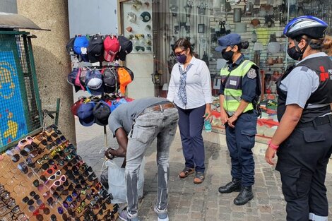 El municipio recibió a los manteros  