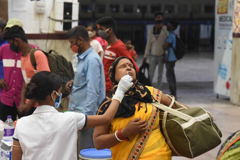 India batió el récord mundial de contagios por coronavirus