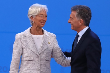 Mauricio Macri pedía a los argentinos "enamorarse de Christine Lagarde".