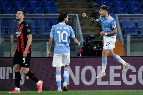 Serie A de Italia: Lazio venció a Milan y lo dejó en quinto lugar