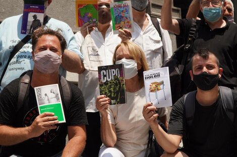 El año pasado los escritores se movilizaron por la Ley del Libro. 