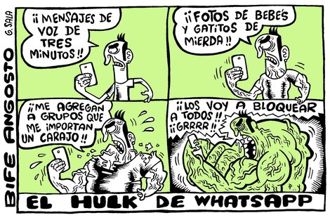 El Hulk de WhatsApp