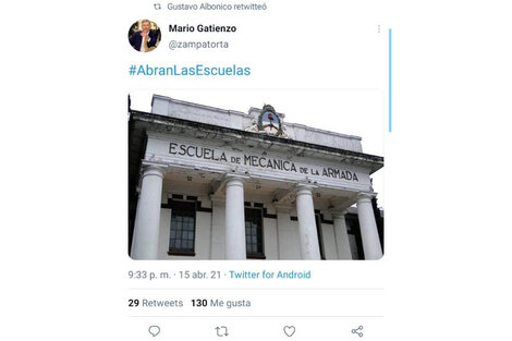 Nombran director de una escuela porteña a un defensor de la dictadura