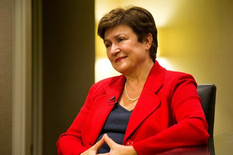 El tuit de Kristalina Georgieva tras su reunión con Alberto Fernández en Italia