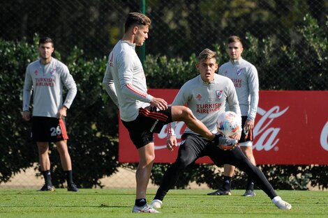 El plantel se iba a entrenar por la tarde en el Monumental