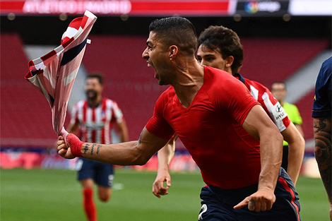 Suárez lloró, celebró y gritó campeón