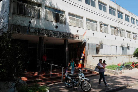 El hospital de Rosario donde se halla internada la pequeña. 