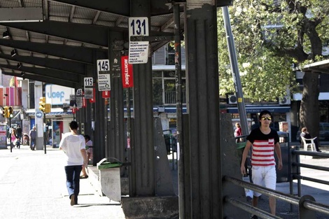 Paro de colectivos en el interior del país