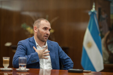 Martín Guzmán, ministro de Economía, continúa con la tarea de "tranquilizar la economía".