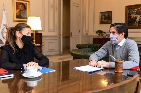 Nicolás Trotta y su par porteña, Soledad Acuña. 