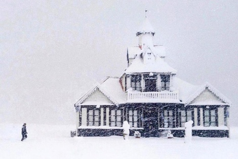 Histórica nevada azota a la ciudad de Ushuaia