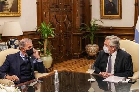 Alberto Fernández recibió a la DAIA en Casa Rosada