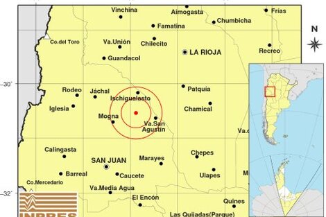 Un sismo en San Juan se sintió en Mendoza, La Rioja, Córdoba y Buenos Aires