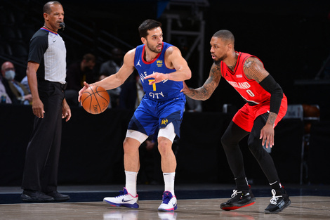 Poco de Campazzo en el apretado triunfo de Denver sobre Portland