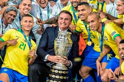 Bolsonaro sacó rédito político de la Copa América 2019