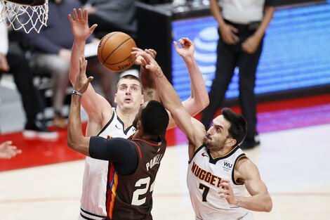 Con un buen Campazzo, Denver eliminó a Portland