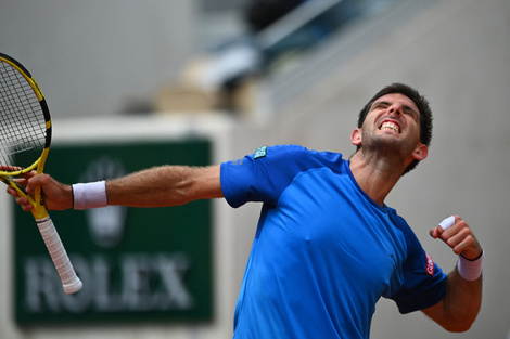 Roland Garros: Delbonis venció a Fognini y alcanzó los octavos de final