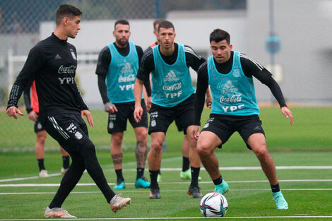 La Selección entrenó en Ezeiza con la mira puesta en Colombia