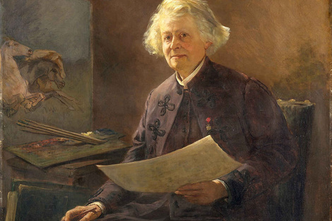 Rosa Bonheur retratada por su pareja Anna Klumpke (1898).