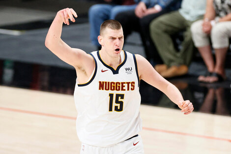 Nikola Jokic es compañero de Facundo Campazzo en los Denver Nuggets